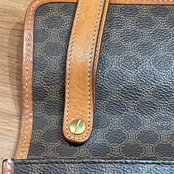 Vintage Celine Macadam canvas clutch bag - Picture 15 of 16